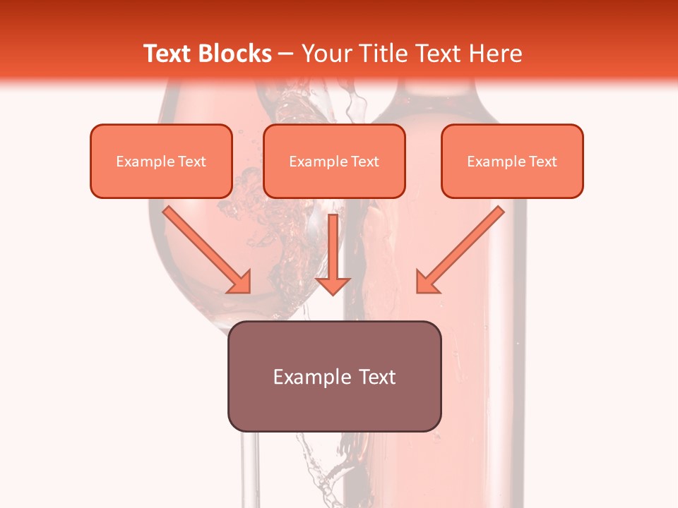 A Bottle Of Wine And A Glass Of Wine Powerpoint Template PowerPoint Template