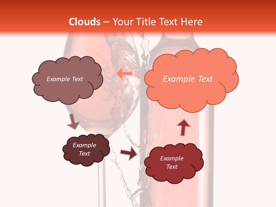 A Bottle Of Wine And A Glass Of Wine Powerpoint Template PowerPoint Template