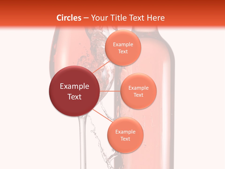 A Bottle Of Wine And A Glass Of Wine Powerpoint Template PowerPoint Template