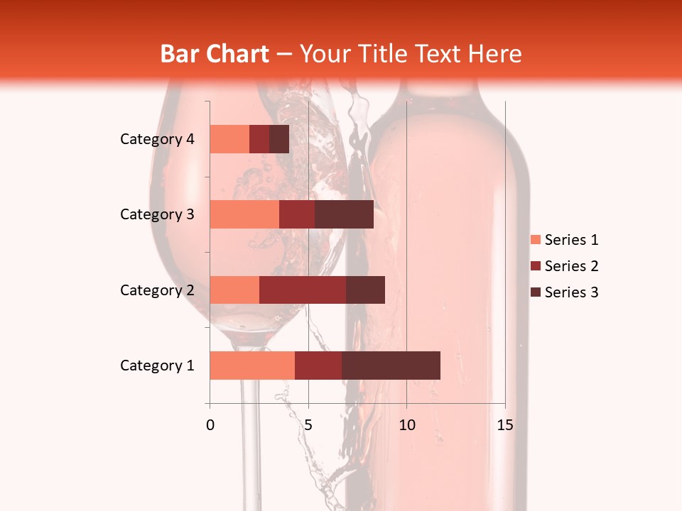 A Bottle Of Wine And A Glass Of Wine Powerpoint Template PowerPoint Template