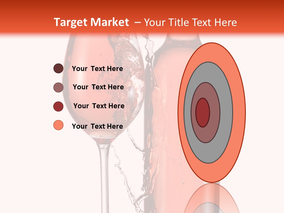 A Bottle Of Wine And A Glass Of Wine Powerpoint Template PowerPoint Template