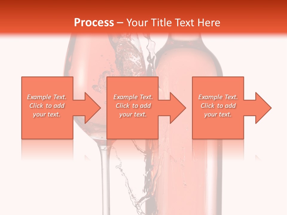 A Bottle Of Wine And A Glass Of Wine Powerpoint Template PowerPoint Template