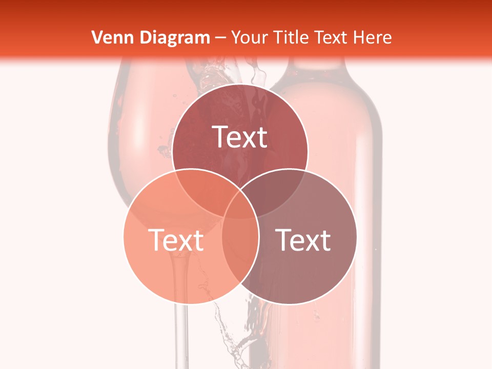 A Bottle Of Wine And A Glass Of Wine Powerpoint Template PowerPoint Template