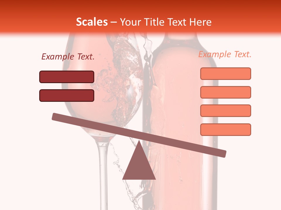 A Bottle Of Wine And A Glass Of Wine Powerpoint Template PowerPoint Template