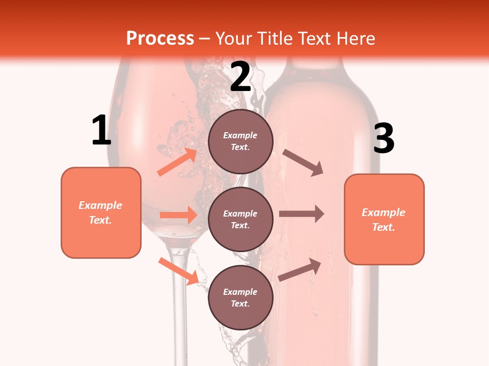 A Bottle Of Wine And A Glass Of Wine Powerpoint Template PowerPoint Template