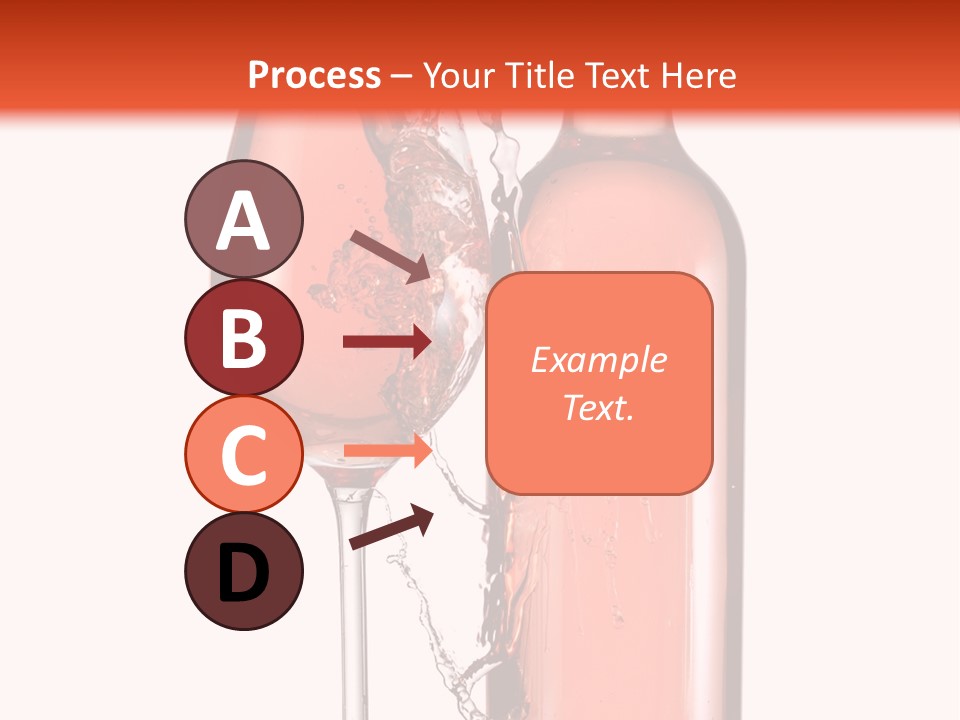 A Bottle Of Wine And A Glass Of Wine Powerpoint Template PowerPoint Template