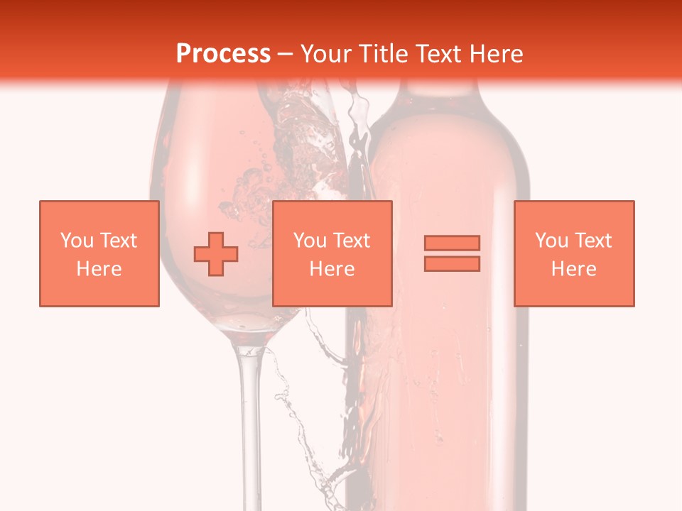 A Bottle Of Wine And A Glass Of Wine Powerpoint Template PowerPoint Template