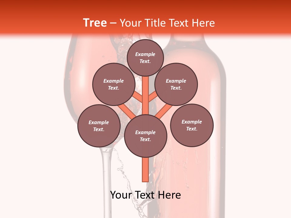 A Bottle Of Wine And A Glass Of Wine Powerpoint Template PowerPoint Template