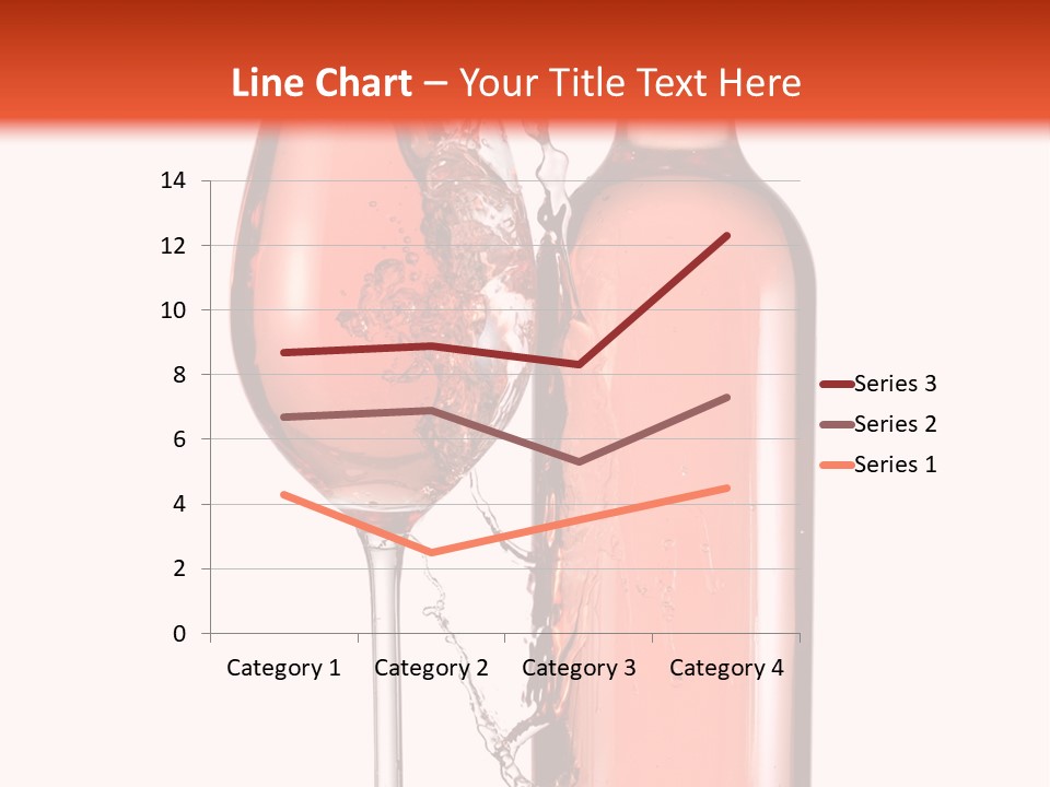 A Bottle Of Wine And A Glass Of Wine Powerpoint Template PowerPoint Template