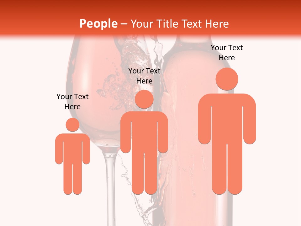 A Bottle Of Wine And A Glass Of Wine Powerpoint Template PowerPoint Template