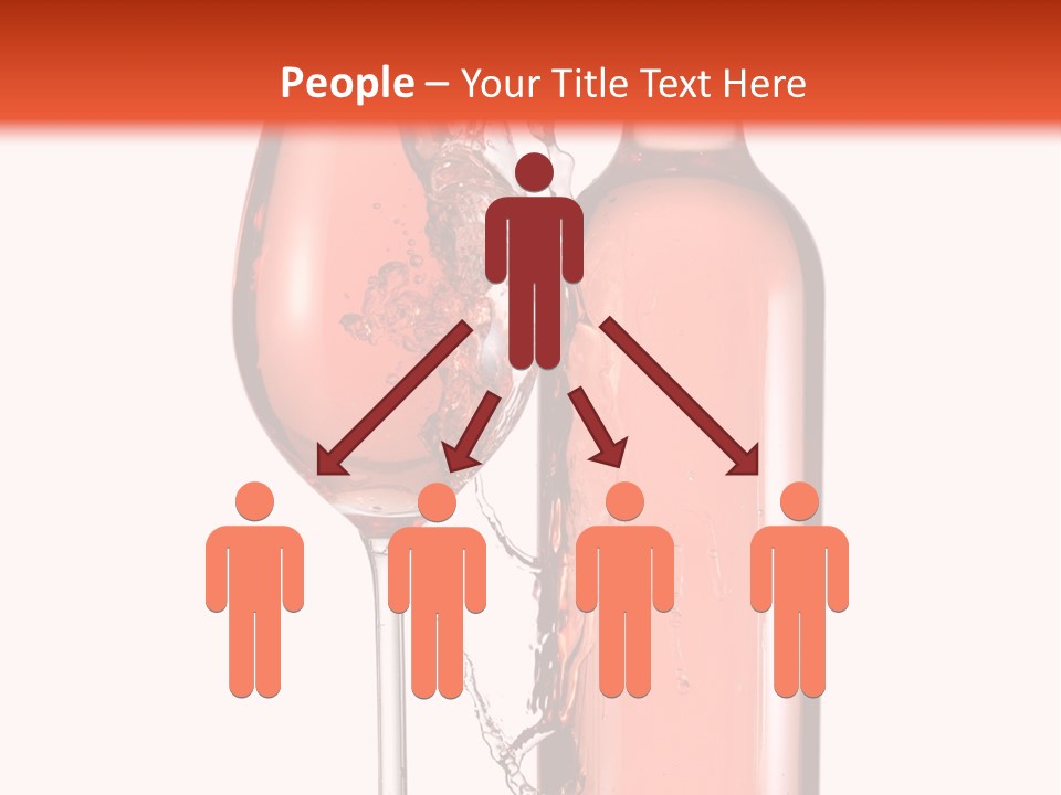 A Bottle Of Wine And A Glass Of Wine Powerpoint Template PowerPoint Template