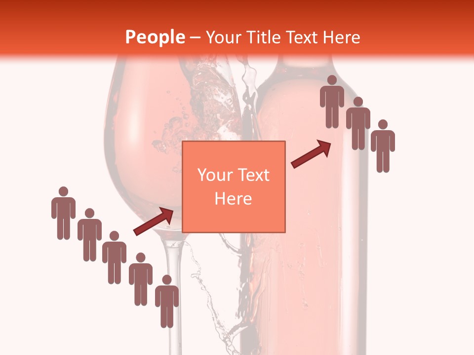 A Bottle Of Wine And A Glass Of Wine Powerpoint Template PowerPoint Template