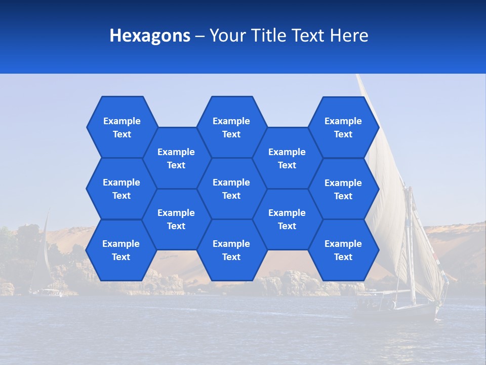 A Sailboat In The Middle Of A Body Of Water PowerPoint Template