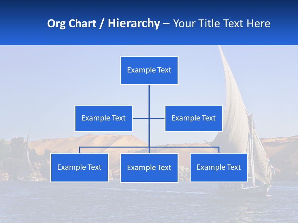 A Sailboat In The Middle Of A Body Of Water PowerPoint Template
