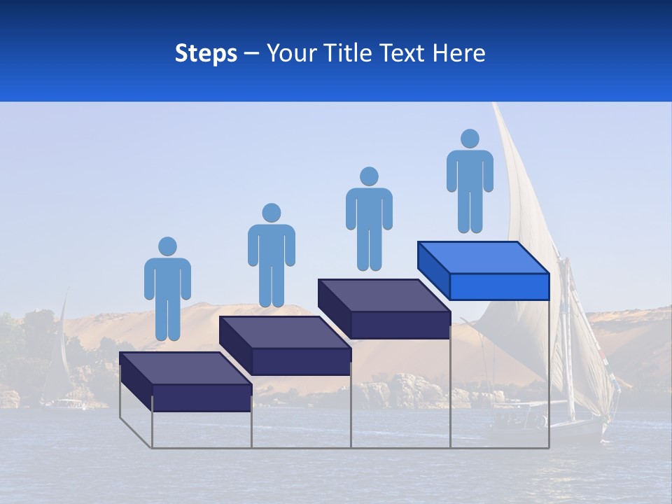 A Sailboat In The Middle Of A Body Of Water PowerPoint Template