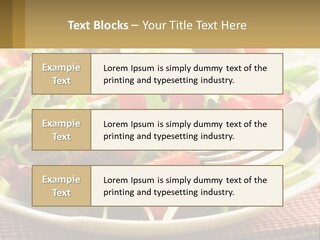 A Salad With Tomatoes And Lettuce On A Plate With A Fork PowerPoint Template