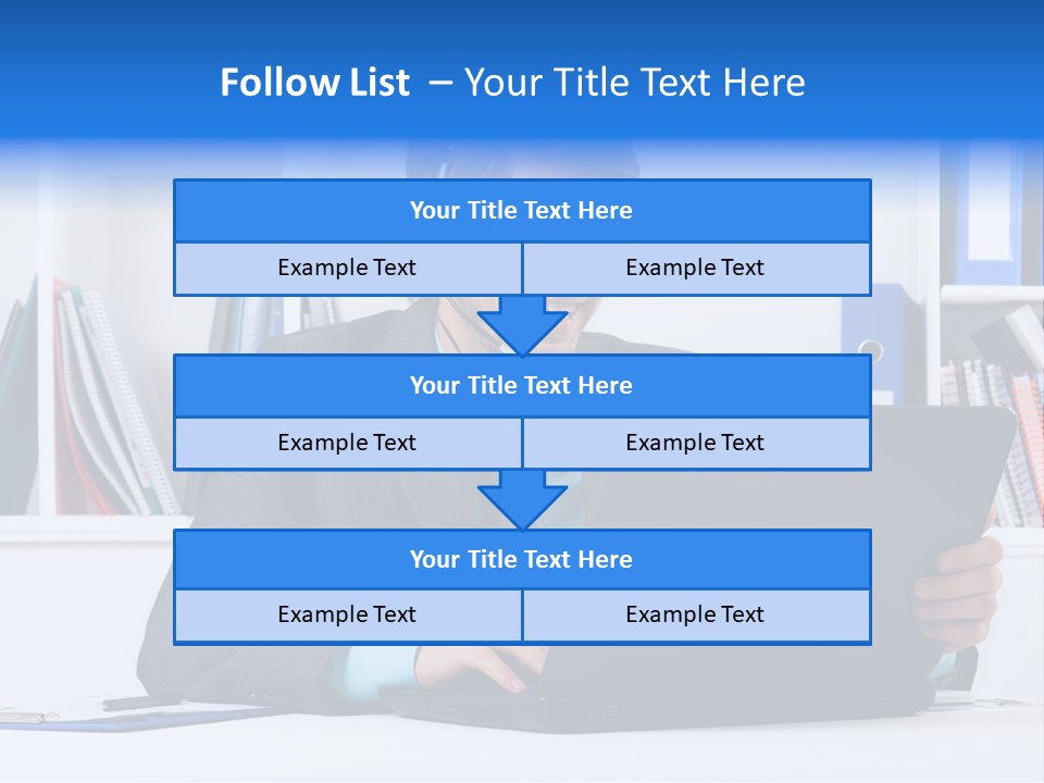 A Man Wearing A Headset And Using A Laptop PowerPoint Template