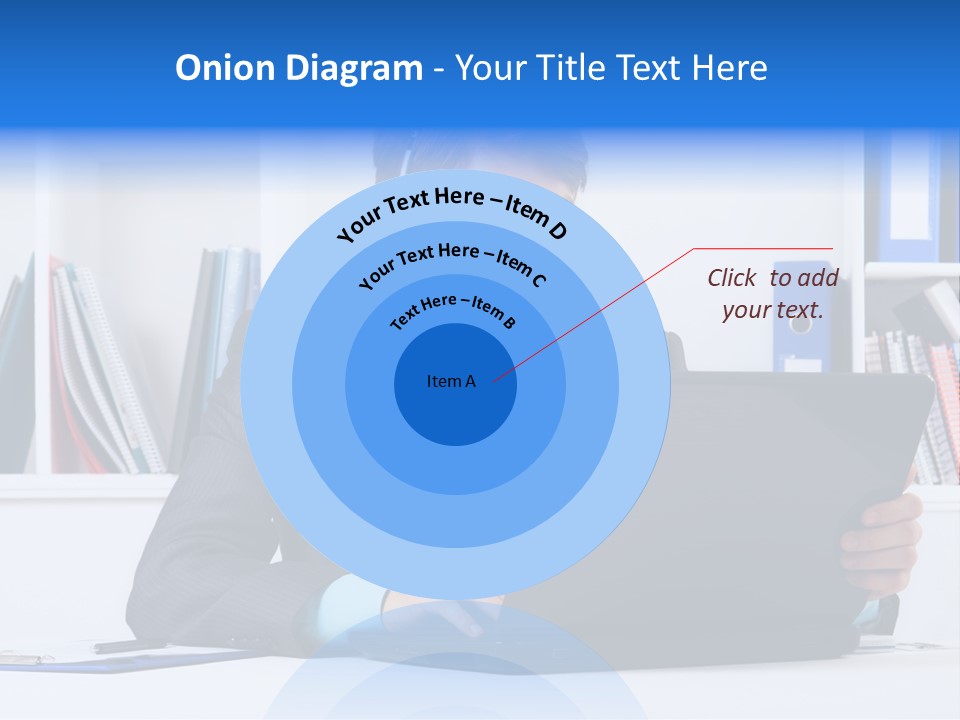 A Man Wearing A Headset And Using A Laptop PowerPoint Template