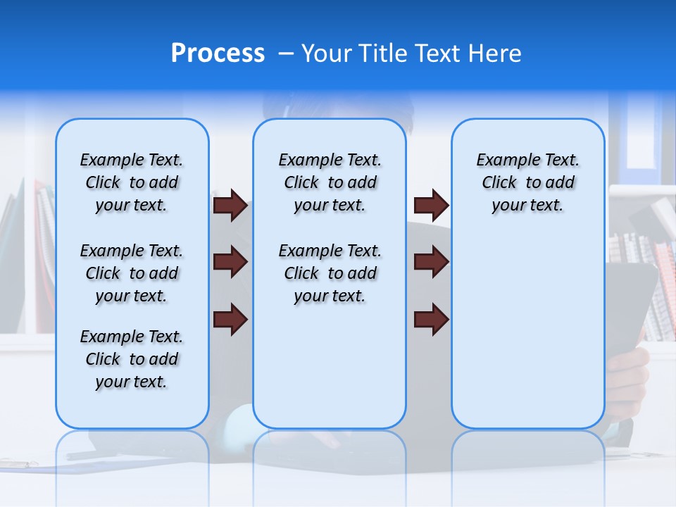 A Man Wearing A Headset And Using A Laptop PowerPoint Template