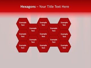 A Woman's Hand Peeking Out Of A Red Curtain PowerPoint Template