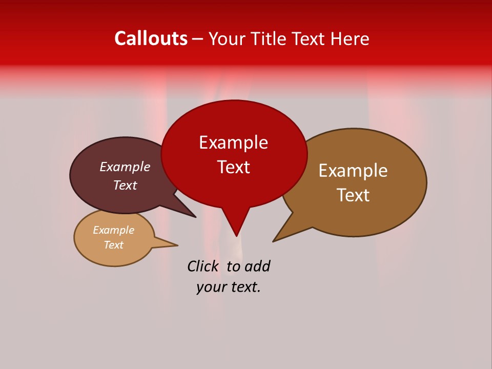 A Woman's Hand Peeking Out Of A Red Curtain PowerPoint Template