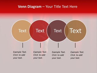 A Woman's Hand Peeking Out Of A Red Curtain PowerPoint Template