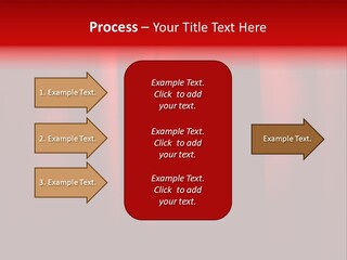 A Woman's Hand Peeking Out Of A Red Curtain PowerPoint Template