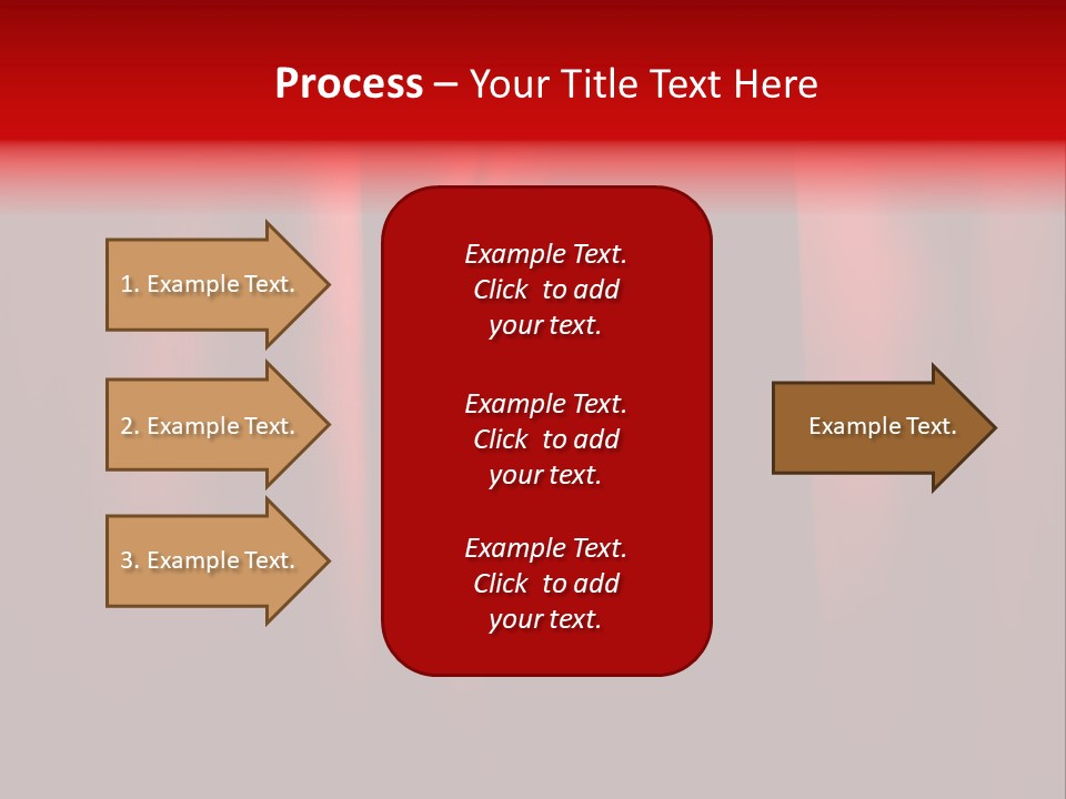 A Woman's Hand Peeking Out Of A Red Curtain PowerPoint Template