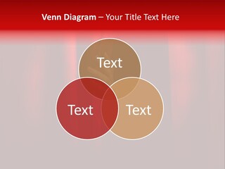 A Woman's Hand Peeking Out Of A Red Curtain PowerPoint Template