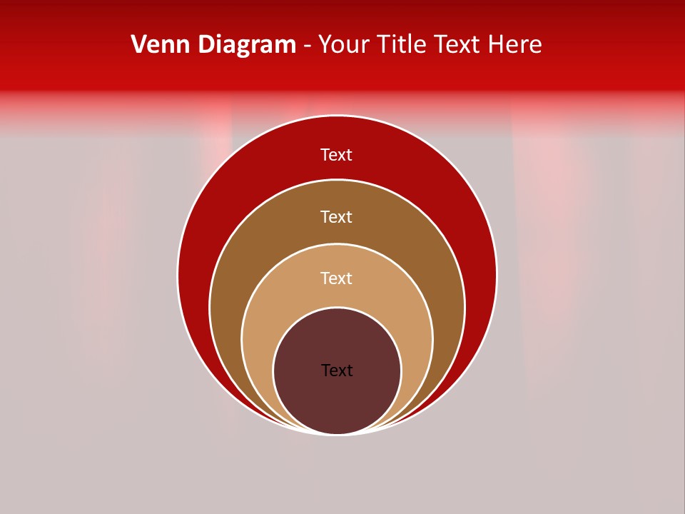 A Woman's Hand Peeking Out Of A Red Curtain PowerPoint Template