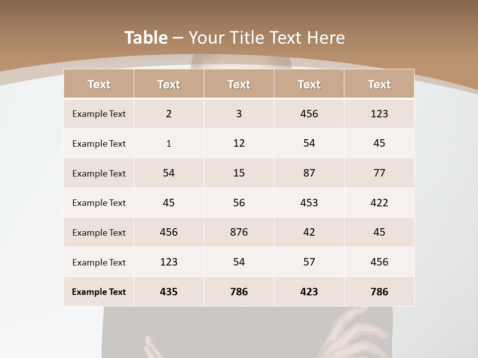 A Woman In A Suit With A Clown Nose PowerPoint Template