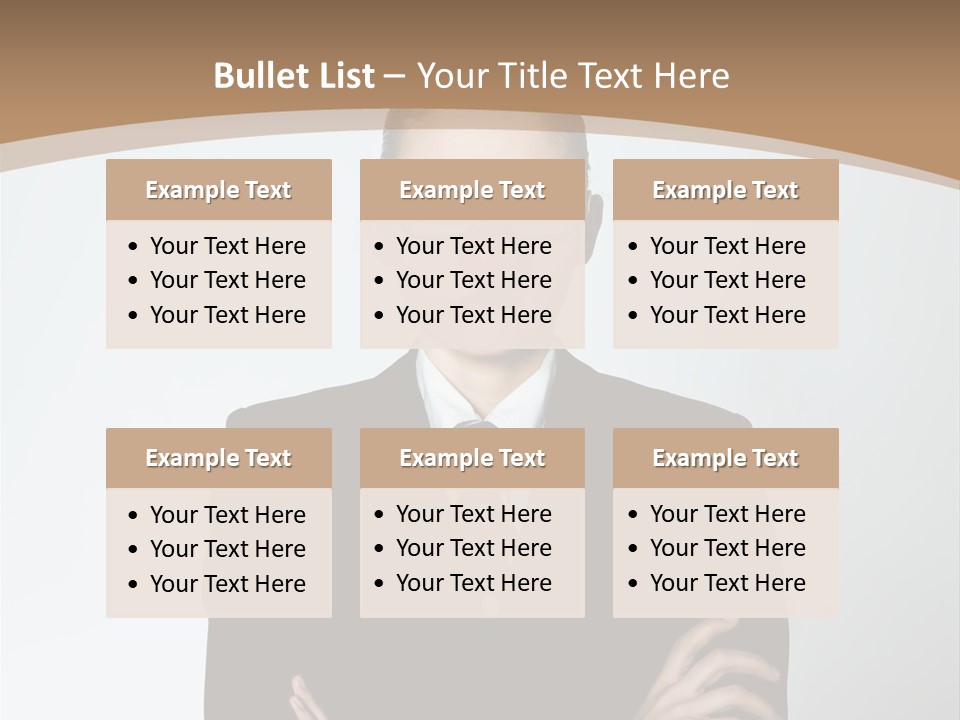 A Woman In A Suit With A Clown Nose PowerPoint Template