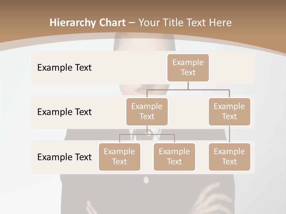 A Woman In A Suit With A Clown Nose PowerPoint Template