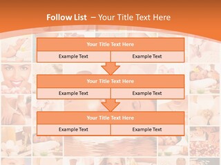 A Collage Of Photos With A Woman's Face In The Center PowerPoint Template