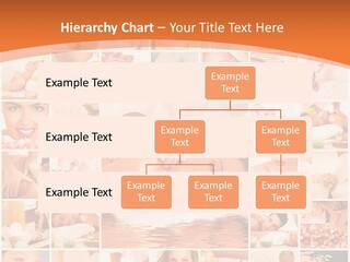 A Collage Of Photos With A Woman's Face In The Center PowerPoint Template