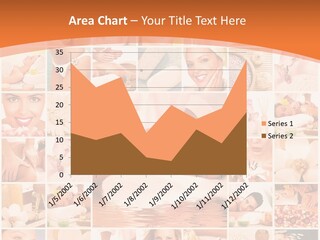 A Collage Of Photos With A Woman's Face In The Center PowerPoint Template