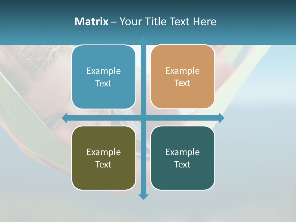 A Little Girl Laying In A Hammock On The Beach PowerPoint Template