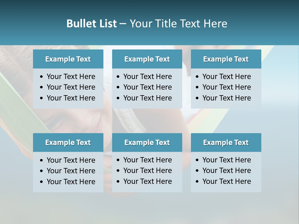 A Little Girl Laying In A Hammock On The Beach PowerPoint Template