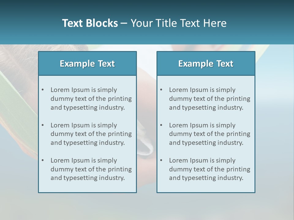 A Little Girl Laying In A Hammock On The Beach PowerPoint Template