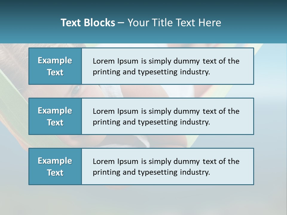 A Little Girl Laying In A Hammock On The Beach PowerPoint Template