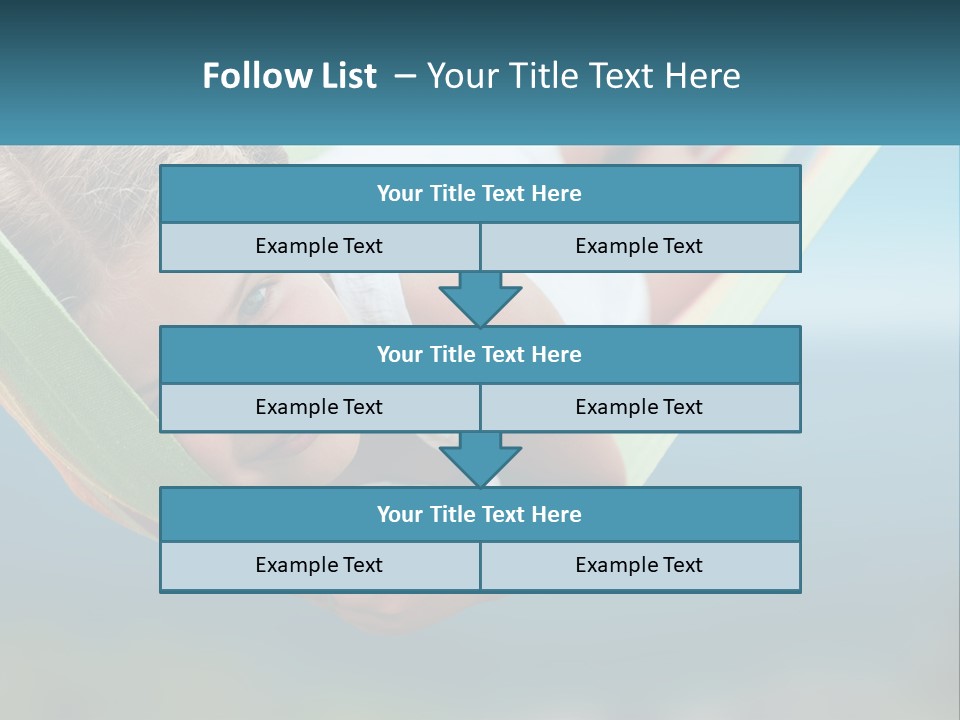 A Little Girl Laying In A Hammock On The Beach PowerPoint Template