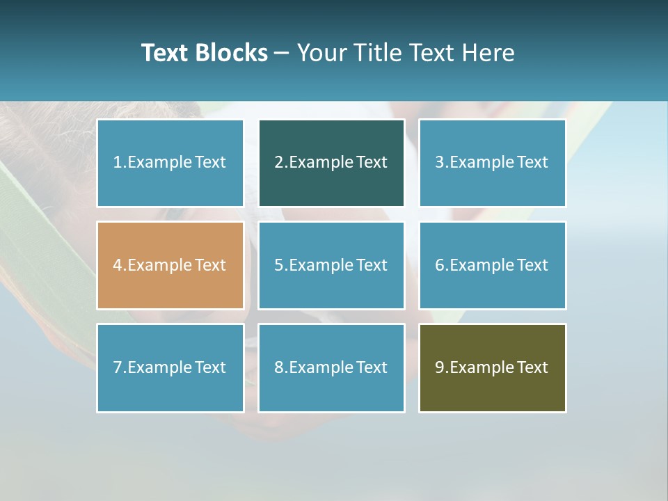 A Little Girl Laying In A Hammock On The Beach PowerPoint Template