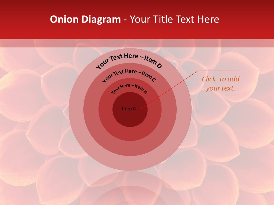 A Red And Yellow Flower Powerpoint Presentation PowerPoint Template