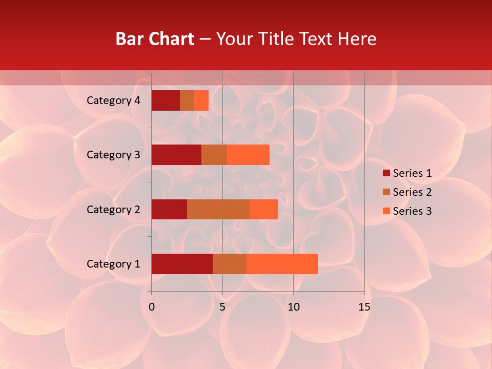 A Red And Yellow Flower Powerpoint Presentation PowerPoint Template