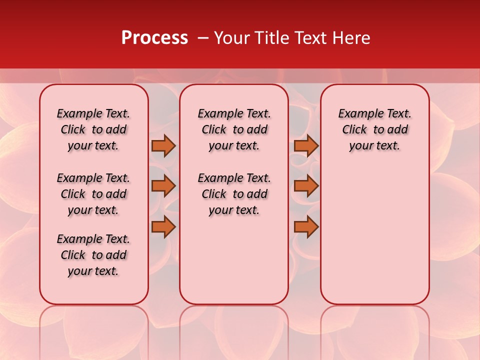 A Red And Yellow Flower Powerpoint Presentation PowerPoint Template