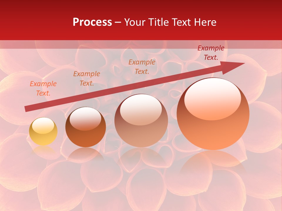 A Red And Yellow Flower Powerpoint Presentation PowerPoint Template