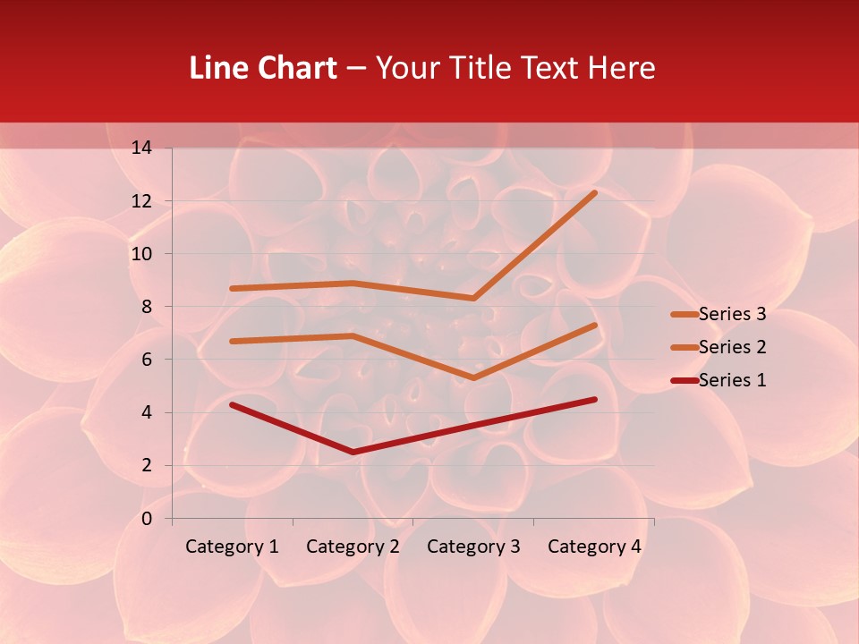 A Red And Yellow Flower Powerpoint Presentation PowerPoint Template