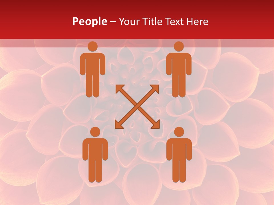 A Red And Yellow Flower Powerpoint Presentation PowerPoint Template