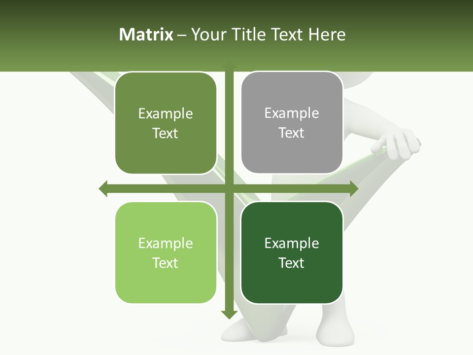 A Person Holding A Green Check Mark In Front Of A White Background PowerPoint Template
