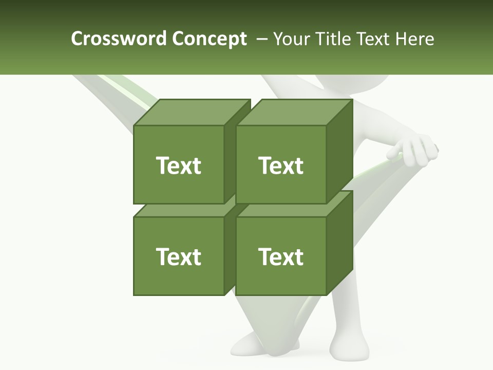 A Person Holding A Green Check Mark In Front Of A White Background PowerPoint Template